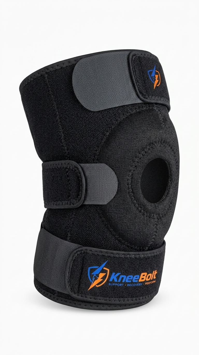 KneeBolt Adjustable Knee Cap for Men & Women | Free Size Knee Support for Pain Relief