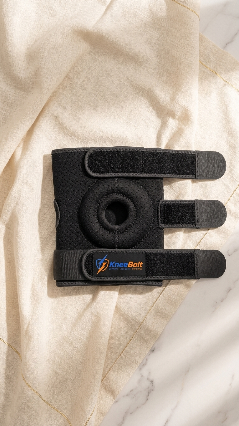 KneeBolt Adjustable Knee Cap for Men & Women | Free Size Knee Support for Pain Relief - Image 5